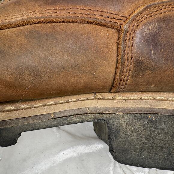 Carolina Men's Elm 8" Waterproof Leather Lace Up Logger Boots Size 8 - Picture 8 of 9